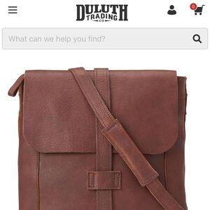 Duluth Trading co leather back pack( Unisex)